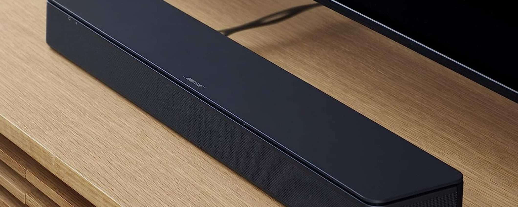 Bose: sconto di 110€ per la POTENTISSIMA soundbar di design Bose: sconto di 110€ per la POTENTISSIMA soundbar di design
