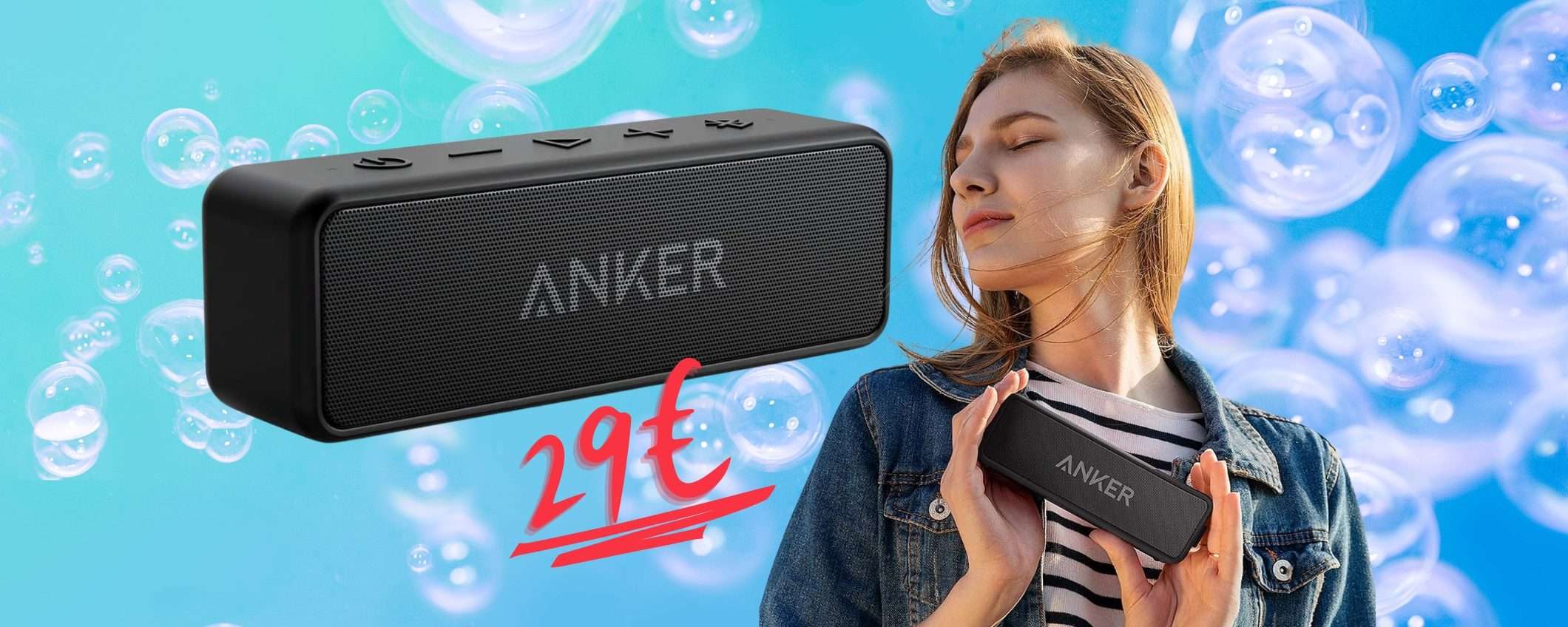 Speaker Bluetooth portatile con autonomia di 24h tuo a soli 29€ Speaker Bluetooth portatile con autonomia di 24h tuo a soli 29€