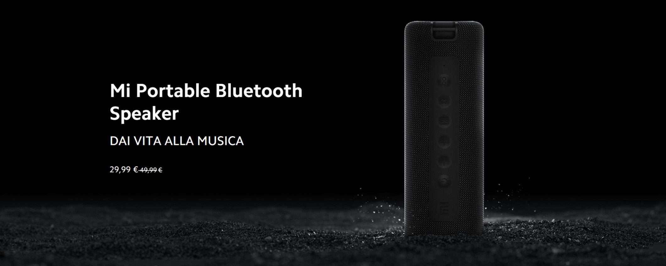 Speaker Bluetooth portatile Xiaomi in super offerta a 29,99€ sul Mi Store