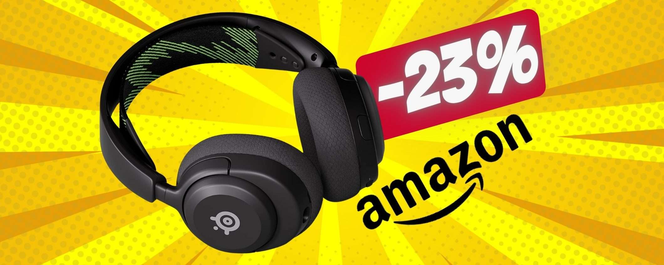 SteelSeries Arctis Nova 4X: cuffie Gaming wireless SPETTACOLARI (23%) SteelSeries Arctis Nova 4X: cuffie Gaming wireless SPETTACOLARI (23%)