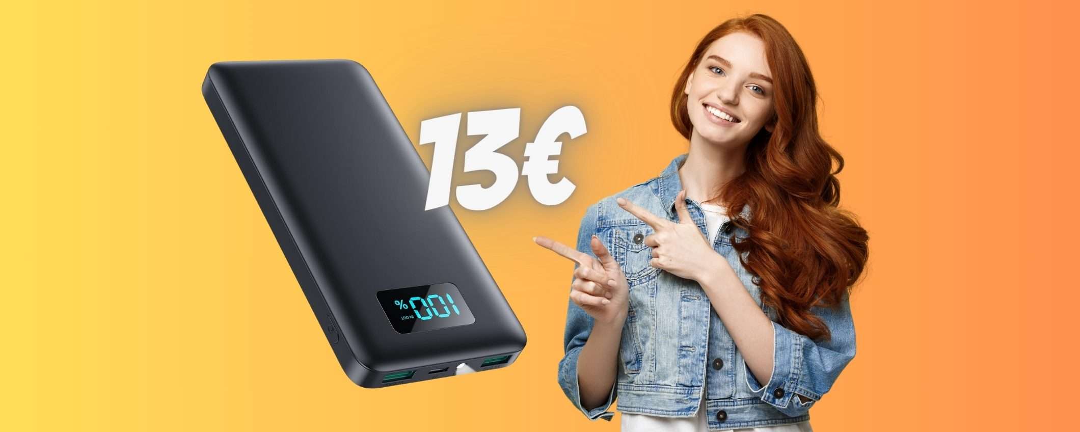 SUPER Power Bank da 13800 mAh con tripla uscita a soli 13€ SUPER Power Bank da 13800 mAh con tripla uscita a soli 13€
