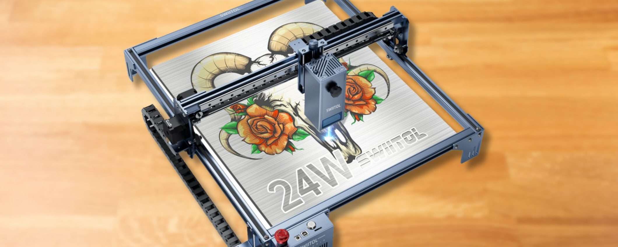 Swiitol C24 Pro: l'incisore laser TOP a prezzo MINI