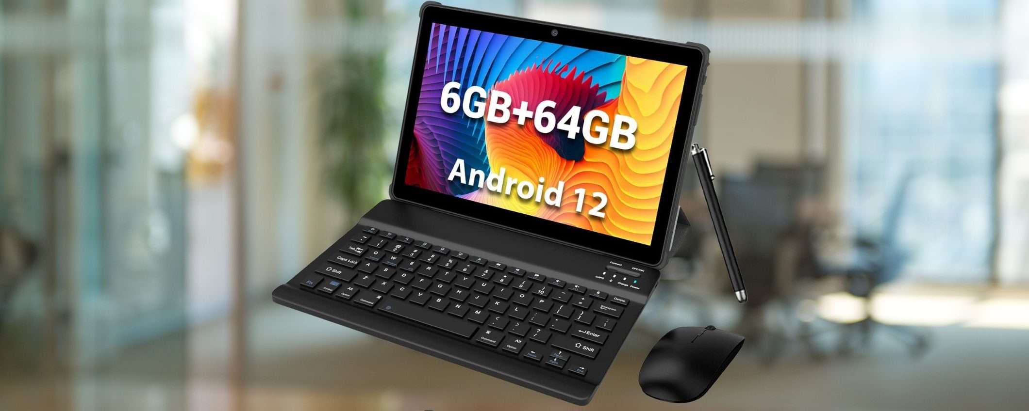 Questo tablet a 74€ lo usi come un VERO e proprio PC portatile: assurdo Questo tablet a 74€ lo usi come un VERO e proprio PC portatile: assurdo