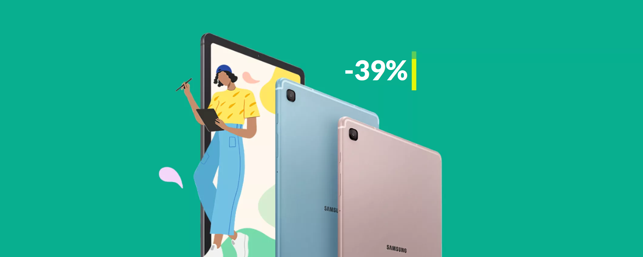 Questo tablet Samsung con S Pen è l'AFFARE del giorno a 266€ Questo tablet Samsung con S Pen è l'AFFARE del giorno a 266€