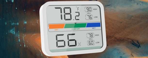 Igrometro Digitale UK Termometro Digitale Igrometro Magnetico - Misura Temperatura E Umidità Interna, Display UK, Garanzia 1 Anno Termometro Magnetico Da Interni