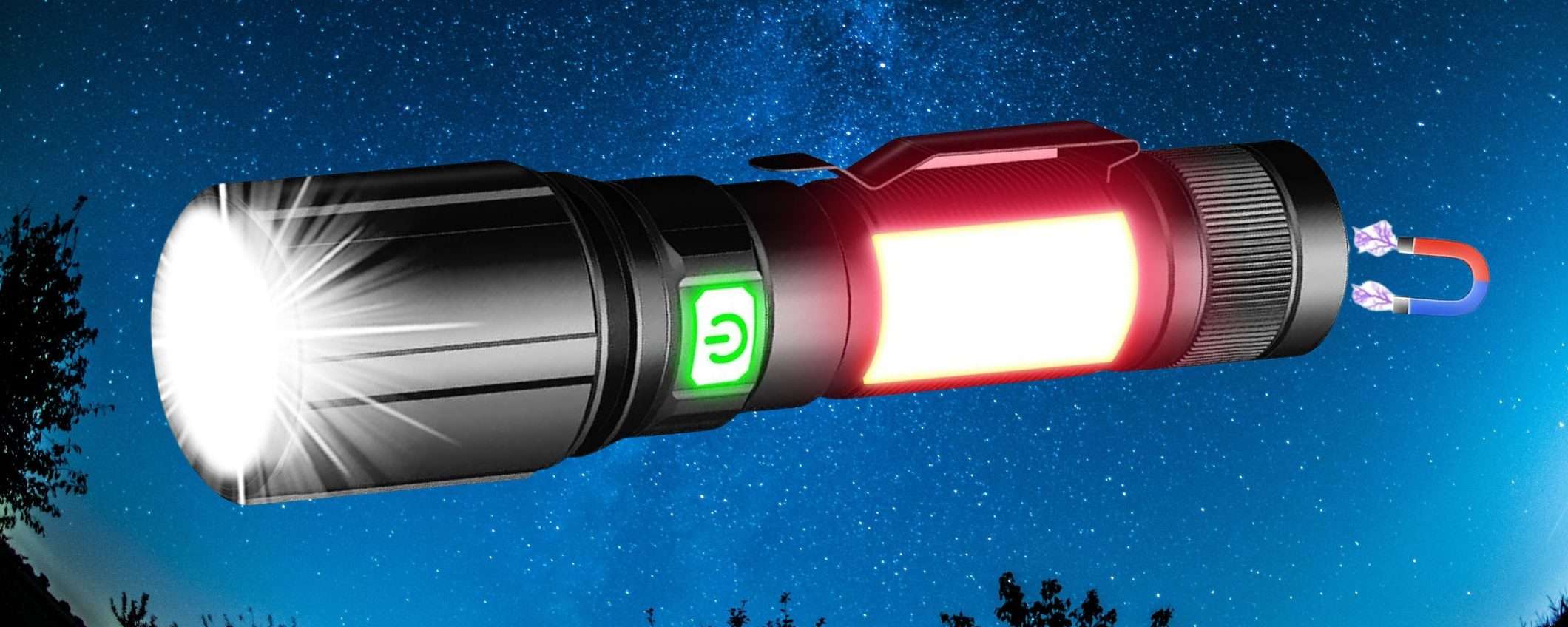 Pazzesca torcia 3 in 1 da 2000 lumen a 13€: sconto 40%, occasione Amazon WOW Pazzesca torcia 3 in 1 da 2000 lumen a 13€: sconto 40%, occasione Amazon WOW