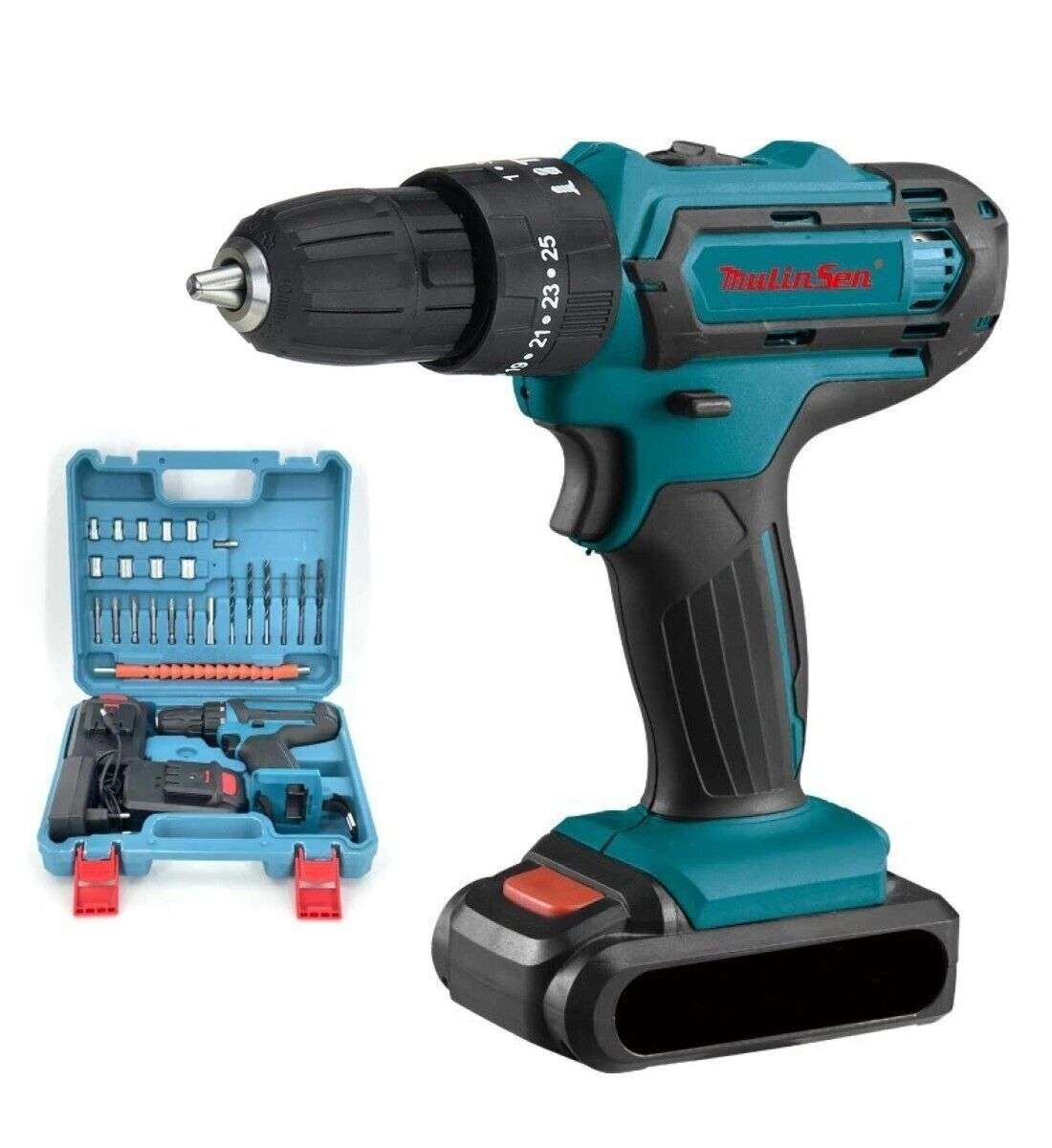 trapano-avvitatore-doppia-batteria-valigia-accessoriata-tuo-35e-ebay