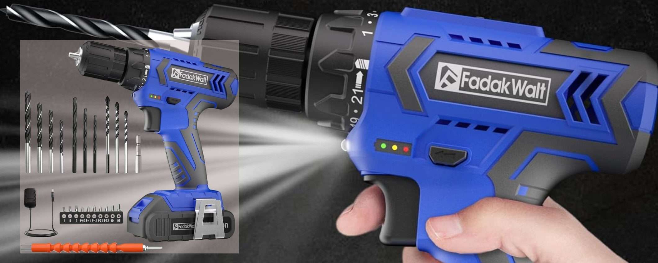 Trapano avvitatore wireless ACCESSORIATO a 29€ su Amazon: imperdibile Trapano avvitatore wireless ACCESSORIATO a 29€ su Amazon: imperdibile