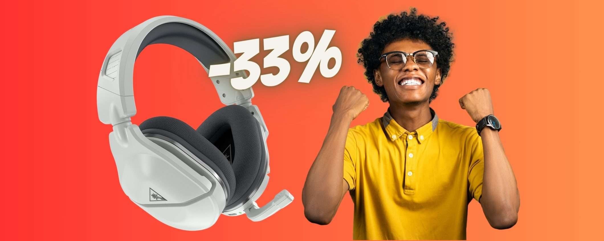 Turtle Beach Stealth: cuffie wireless per Xbox e PC in SCONTO del 33% Turtle Beach Stealth: cuffie wireless per Xbox e PC in SCONTO del 33%
