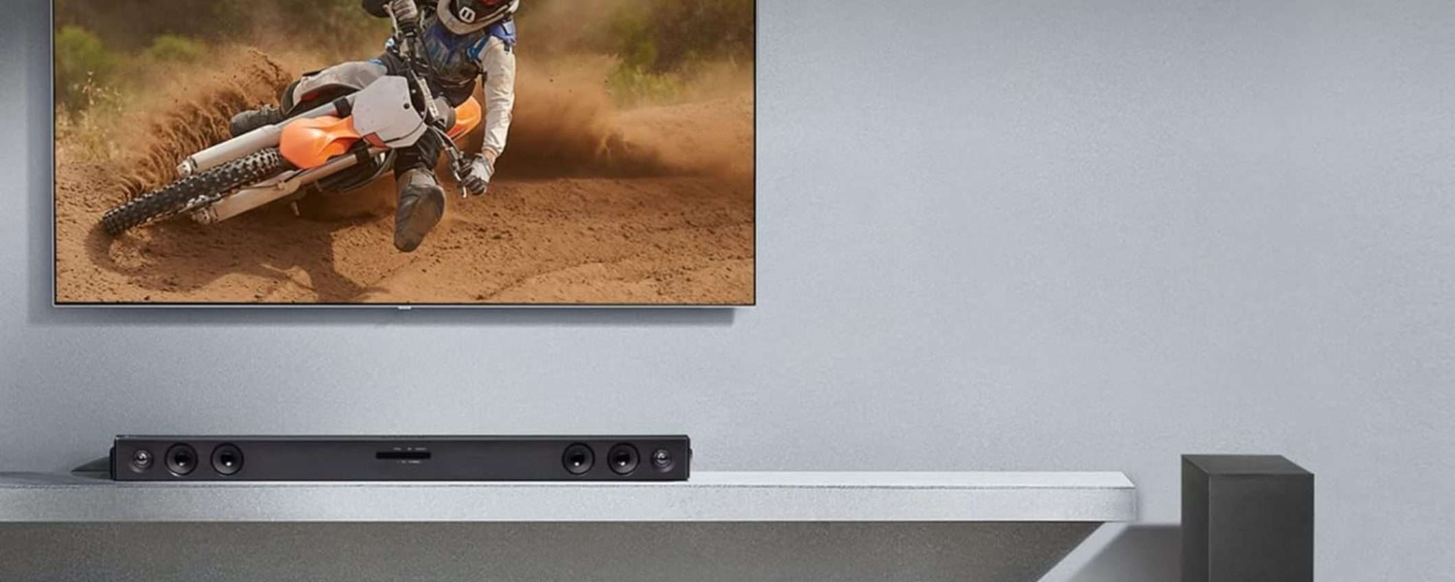 Un MURO di SUONO da 300W a 119€, la FOLLIA Amazon per la soundbar LG Un MURO di SUONO da 300W a 119€, la FOLLIA Amazon per la soundbar LG