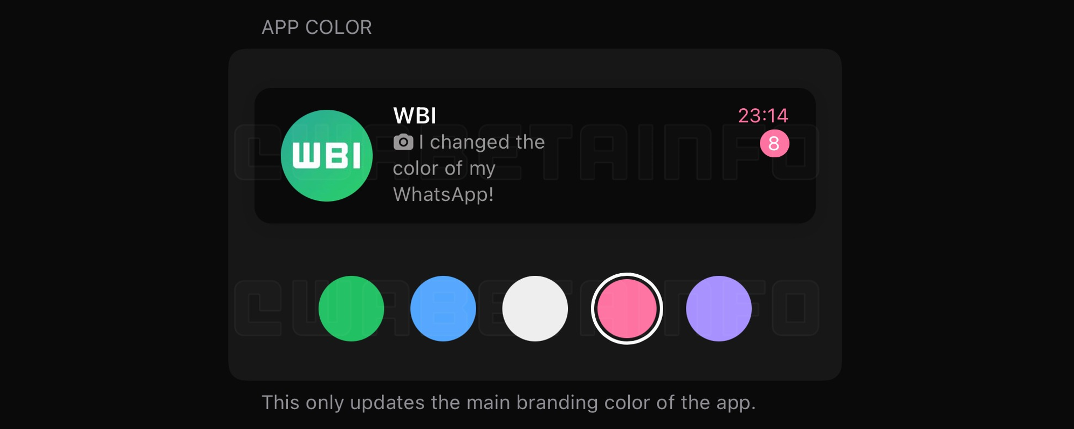 WhatsApp: il colore verde del tema non ti piace? E allora cambialo! WhatsApp: il colore verde del tema non ti piace? E allora cambialo!