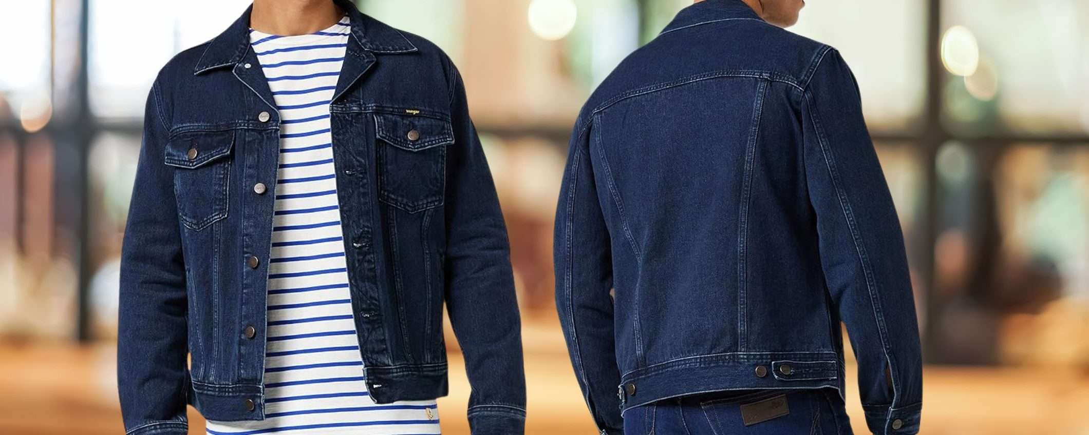 Wrangler SHOCK, sconto 69%: solo 33€ per l'iconica giacca di jeans su Amazon Wrangler SHOCK, sconto 69%: solo 33€ per l'iconica giacca di jeans su Amazon