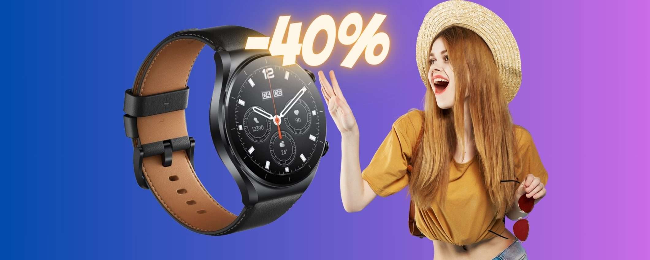 Xiaomi Watch S1 con display AMOLED, 117 profili sport in SCONTO al 40% Xiaomi Watch S1 con display AMOLED, 117 profili sport in SCONTO al 40%