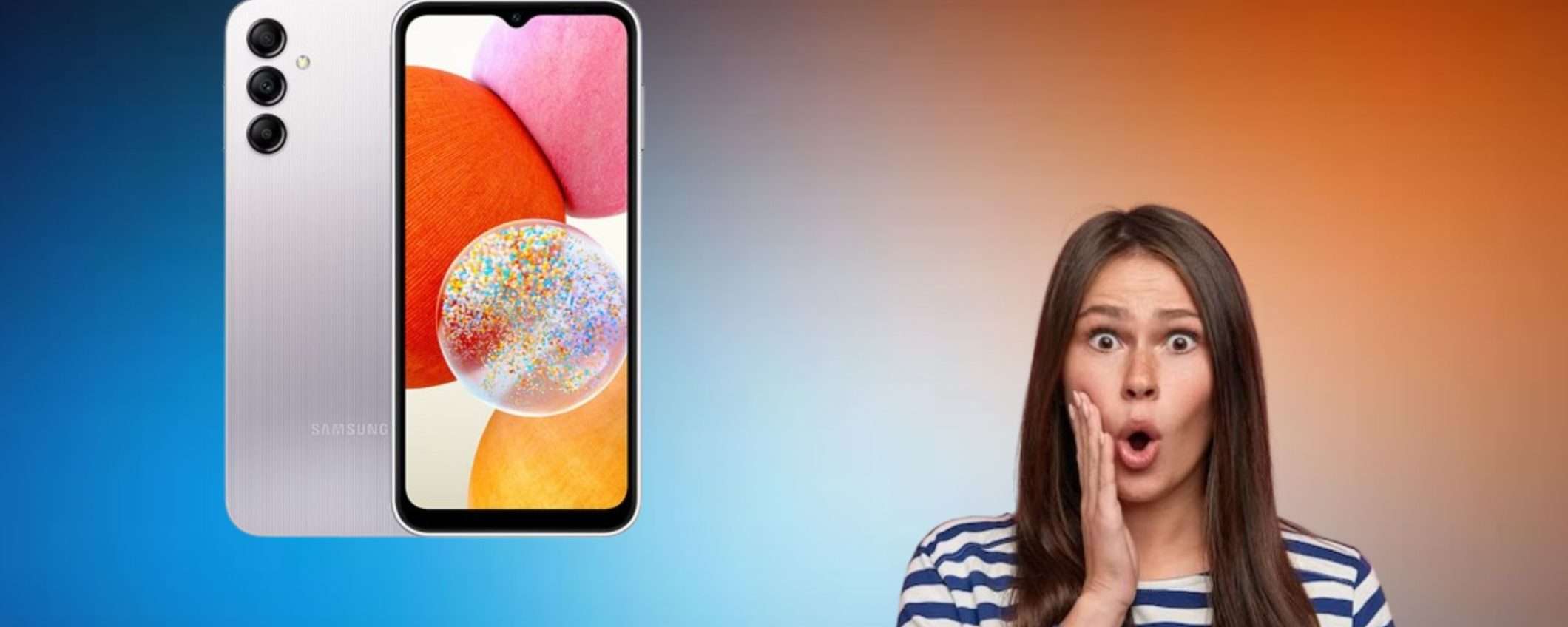 Samsung Galaxy A14: Unieuro lo svende ad un prezzo STRACCIATO Samsung Galaxy A14: Unieuro lo svende ad un prezzo STRACCIATO