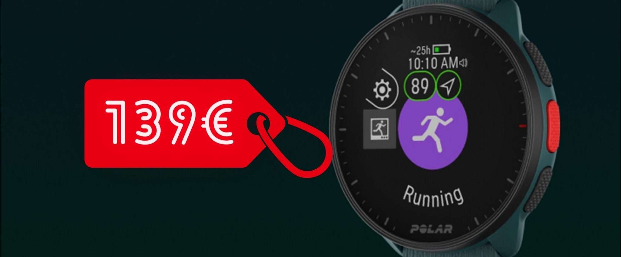 Polar Pacer: il Running Watch top di gamma al prezzo più basso di sempre