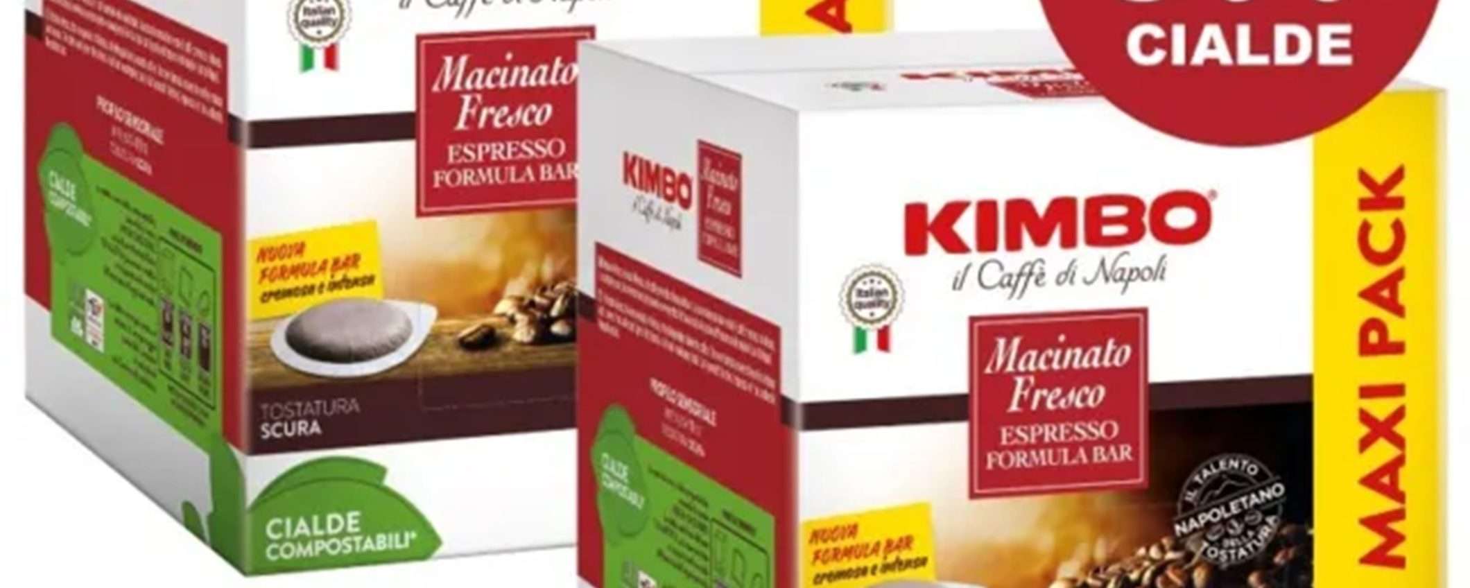 Cialde caffè Kimbo Miscela Espresso Napoletano: 300 a soli 34€ (SOLO 11cent a CIALDA)