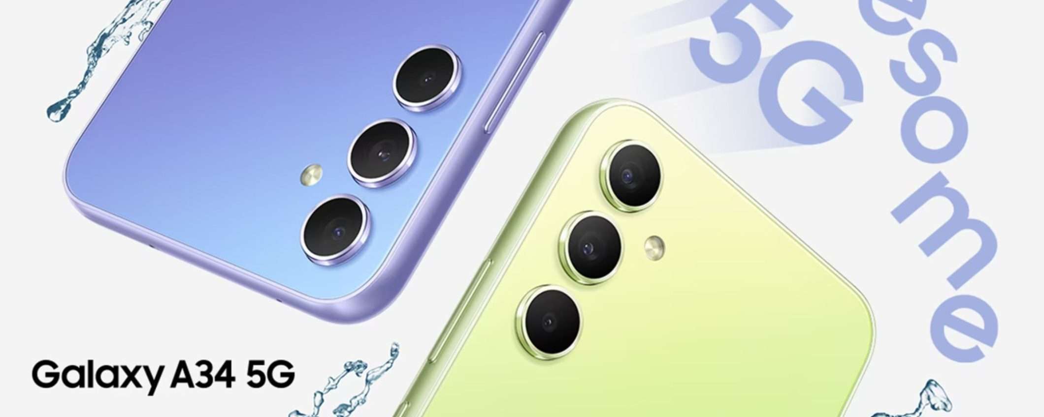 41% di SCONTO FULMINANTE su eBay per Samsung Galaxy A34 5G (-194€)