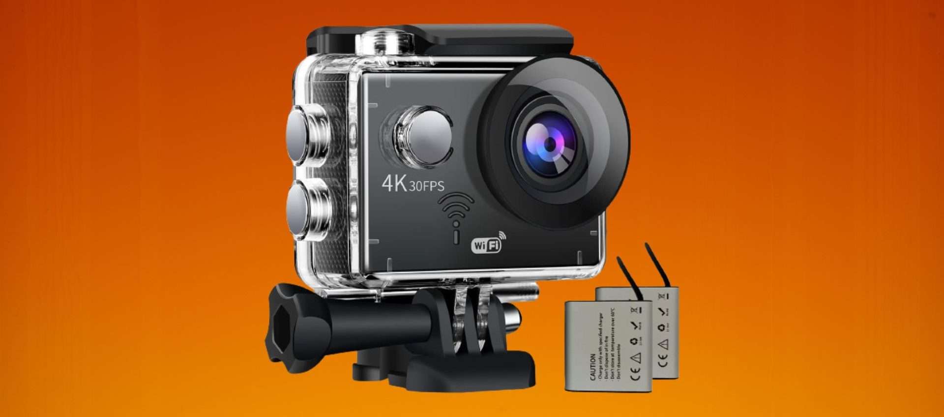 Action Cam 4K in super offerta: il prezzo crolla a meno di 30€ Action Cam 4K in super offerta: il prezzo crolla a meno di 30€