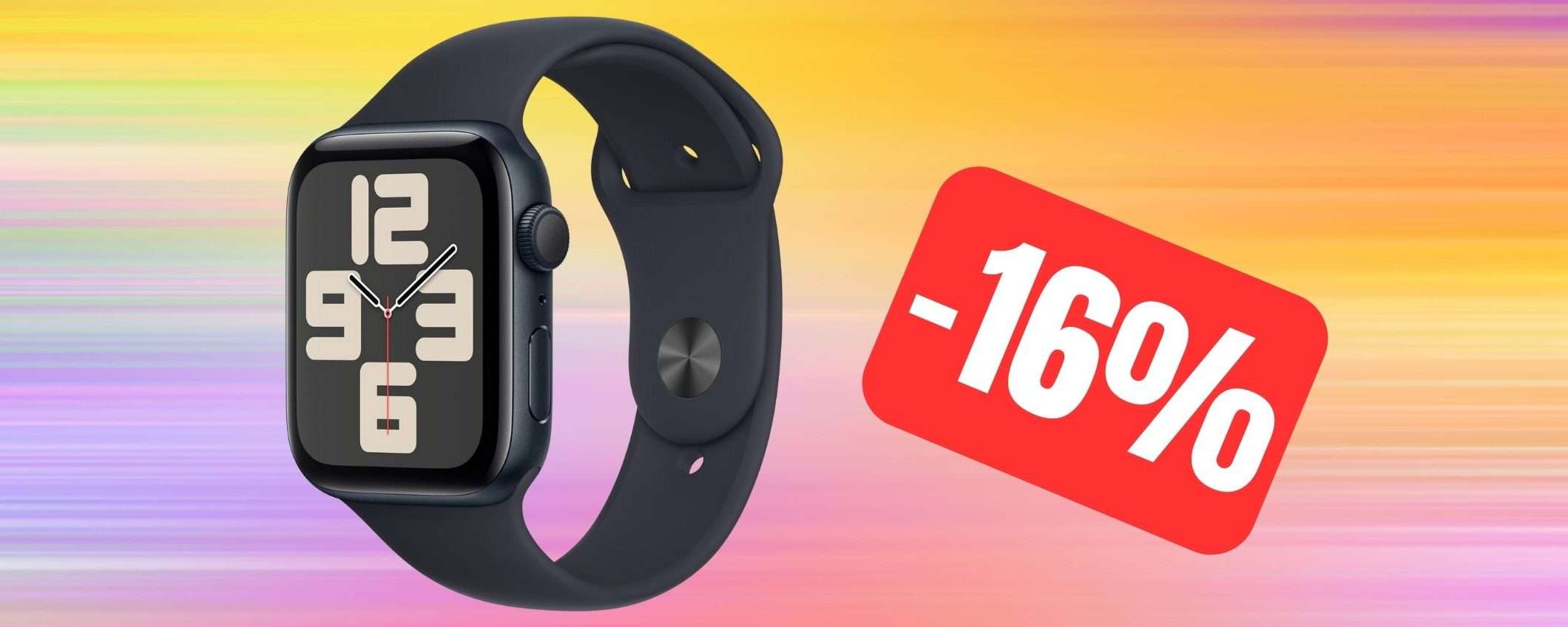 Apple Watch SE 2 torna in OFFERTA su Amazon (-16%) Apple Watch SE 2 torna in OFFERTA su Amazon (-16%)