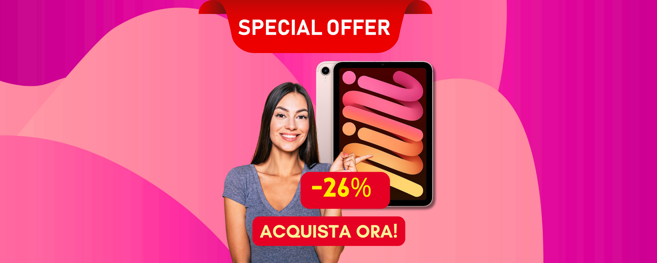 iPad mini 2021 in sconto del 26%, solo per poco iPad mini 2021 in sconto del 26%, solo per poco