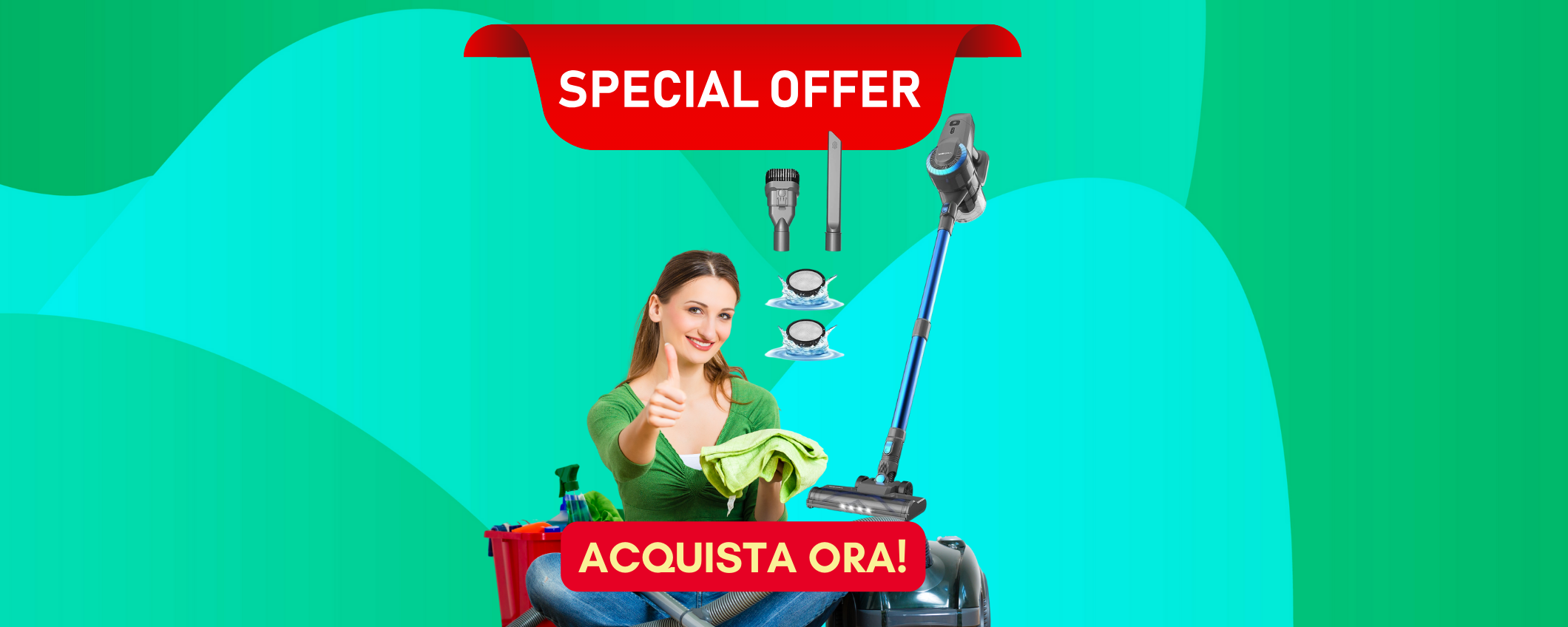 Sconto FOLLE: -80% per questa aspirapolvere senza fili Sconto FOLLE: -80% per questa aspirapolvere senza fili