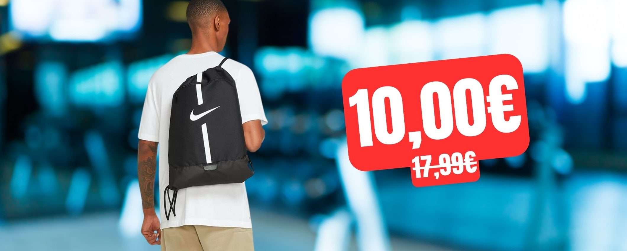 Borsa da palestra Nike Academy: il prezzo CROLLA su Amazon (-44%)