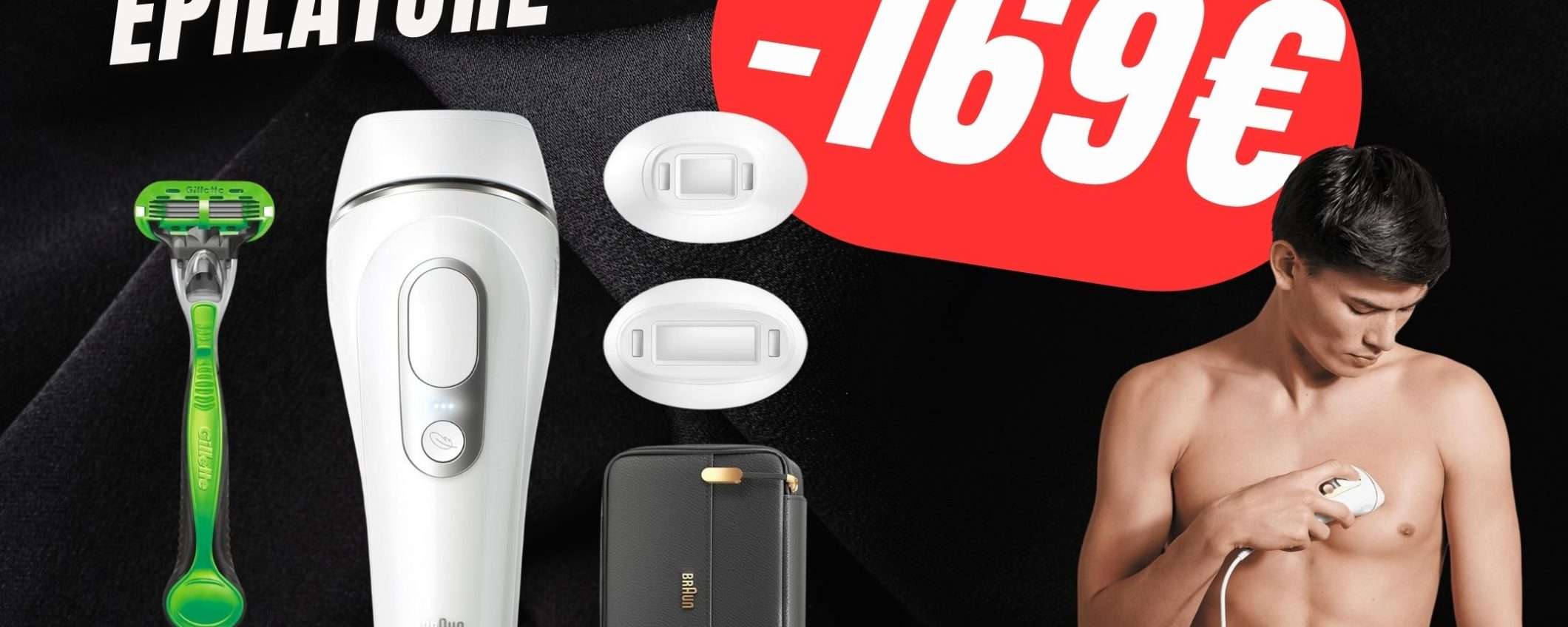 FOLLE RIBASSO di -169€ per l'Epilatore a Luce Pulsata Braun!