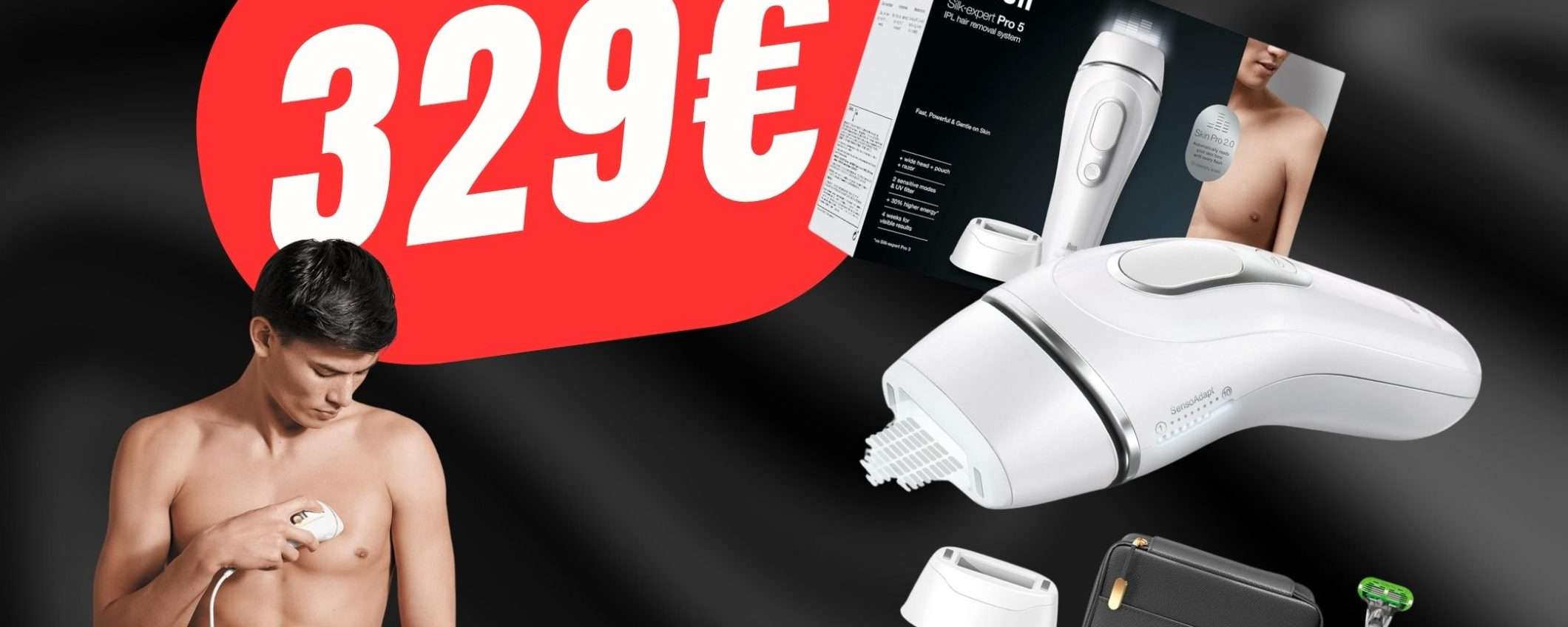 Elimina i Peli Superflui con l'Epilatore IPL Braun Silk-expert Pro 5! Elimina i Peli Superflui con l'Epilatore IPL Braun Silk-expert Pro 5!