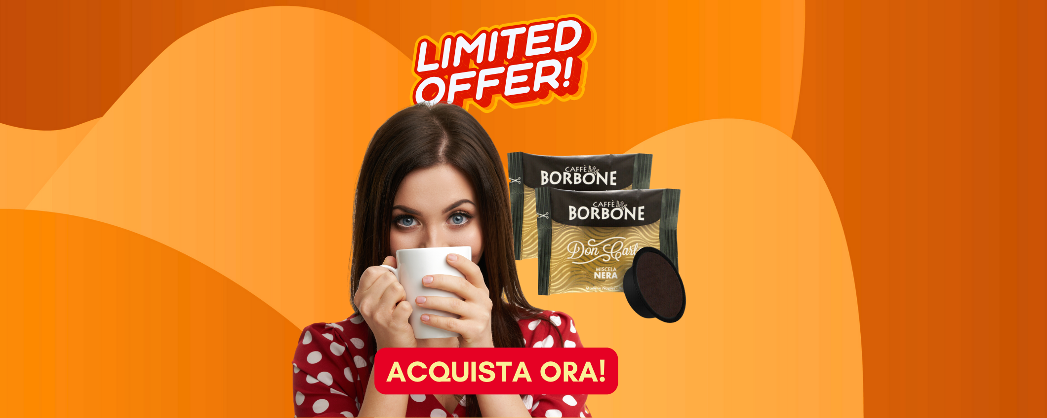 Capsule Borbone: 400 capsule Don Carlo scontato del 24% + coupon! Capsule Borbone: 400 capsule Don Carlo scontato del 24% + coupon!