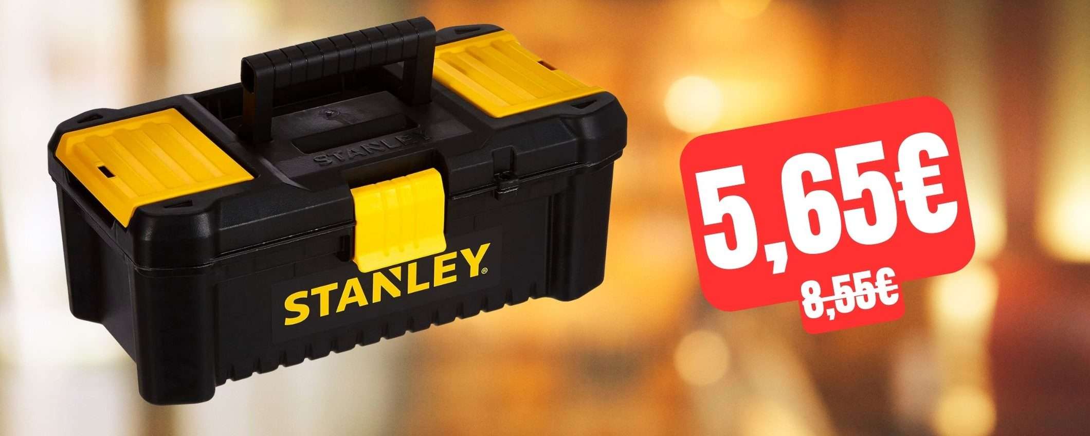 Cassetta porta utensili Stanley: un AFFARE su Amazon a soli 5,65€