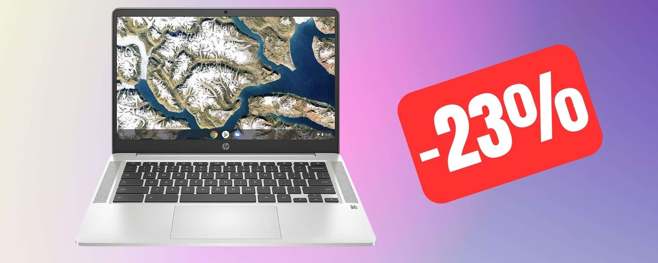 Chromebook HP in SUPER SCONTO su Amazon (-23%)