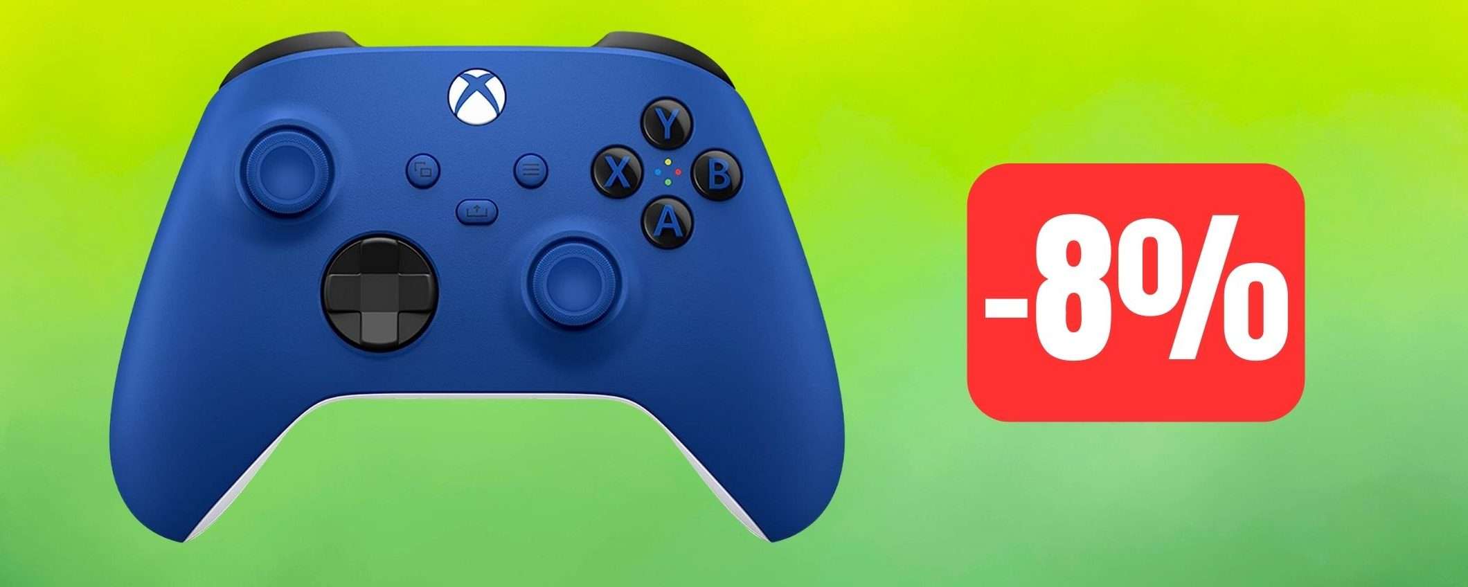 Controller Xbox ufficiale: la colorazione blu è in OFFERTA su Amazon Controller Xbox ufficiale: la colorazione blu è in OFFERTA su Amazon