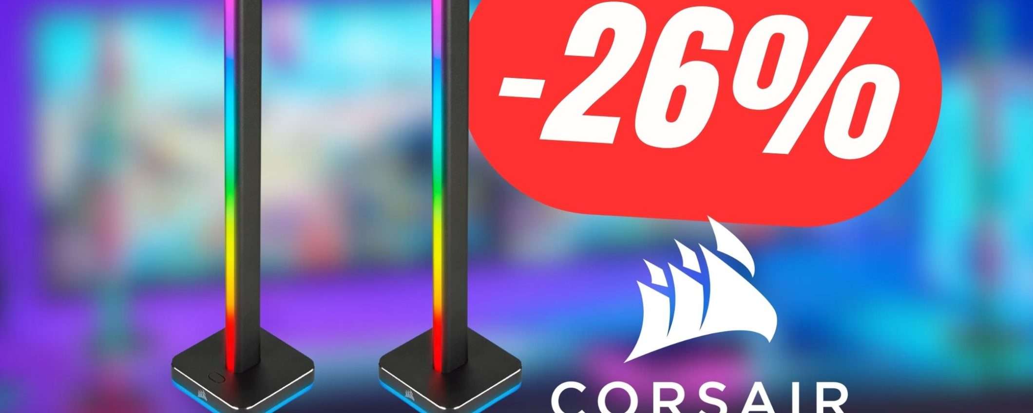 Personalizza la tua postazione da gaming con le Torri RGB di CORSAIR! Personalizza la tua postazione da gaming con le Torri RGB di CORSAIR!