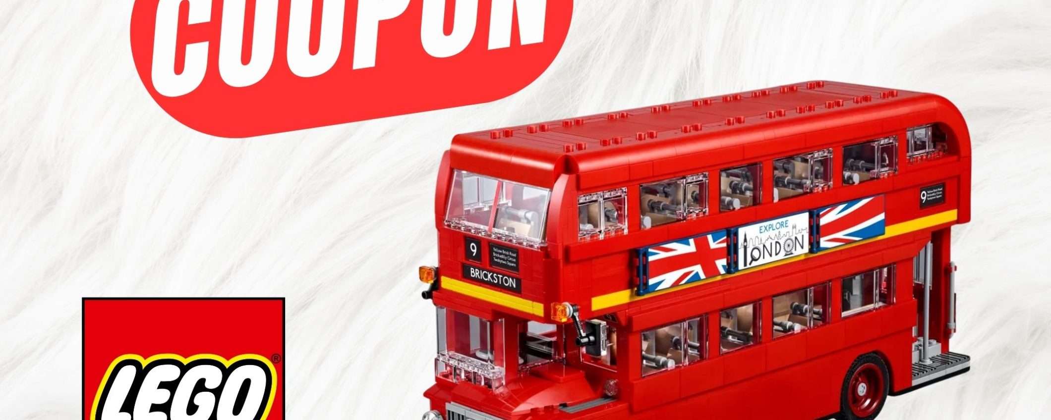 Con il COUPON eBay potrai avere un Bus LEGO direttamente da LONDRA! Con il COUPON eBay potrai avere un Bus LEGO direttamente da LONDRA!