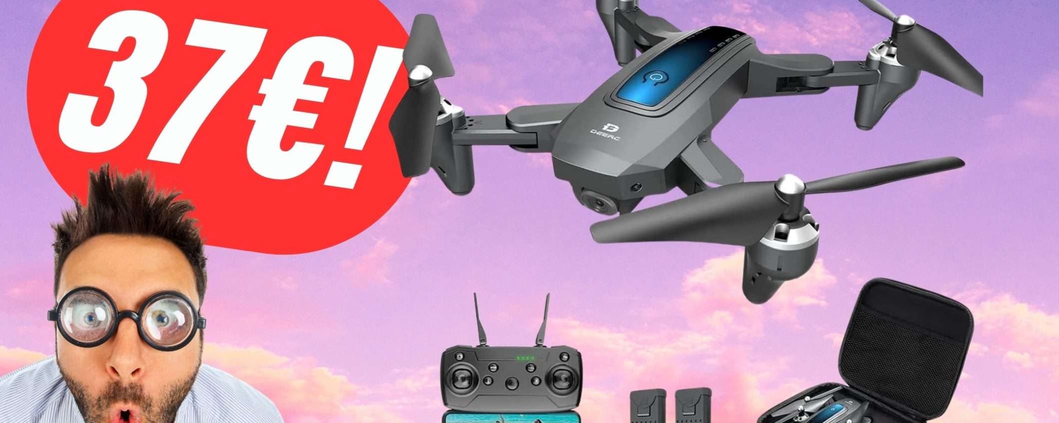 DOPPIO COUPON per il Drone Telecomandato: lo pagherai SOLO 37€! DOPPIO COUPON per il Drone Telecomandato: lo pagherai SOLO 37€!