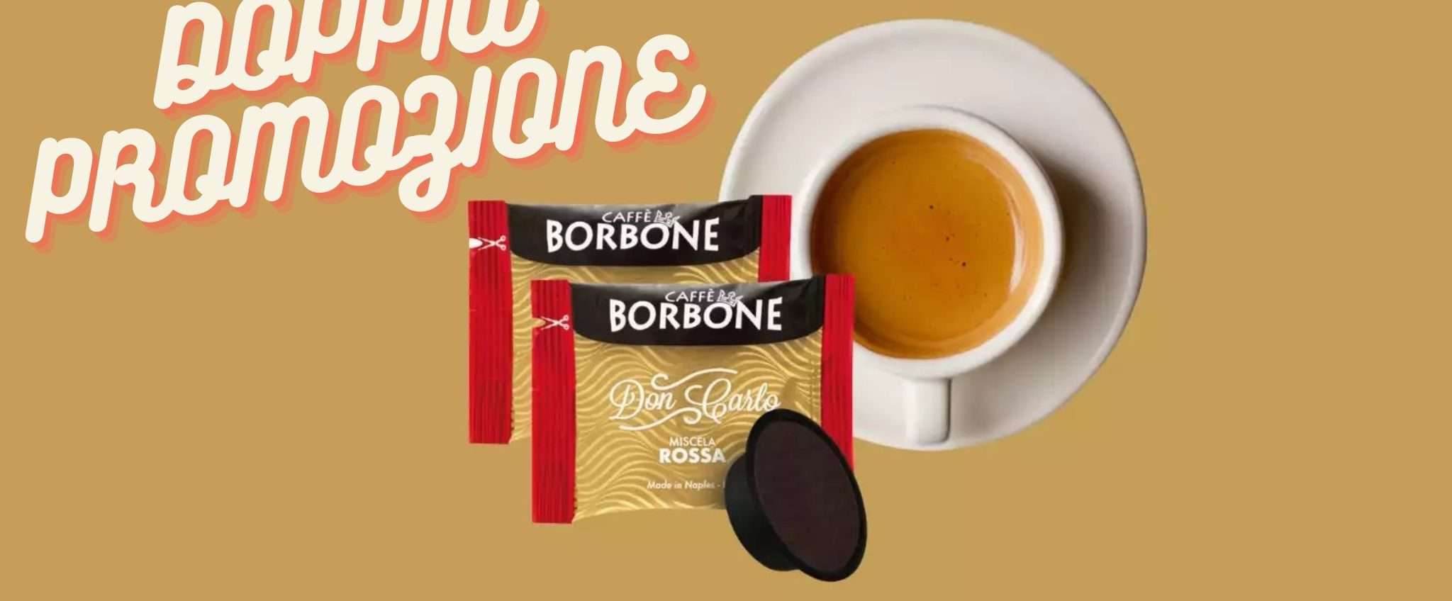 400 capsule caffè Borbone miscela Rossa per A Modo Mio a soli 62€ su eBay (CODICE SCONTO)