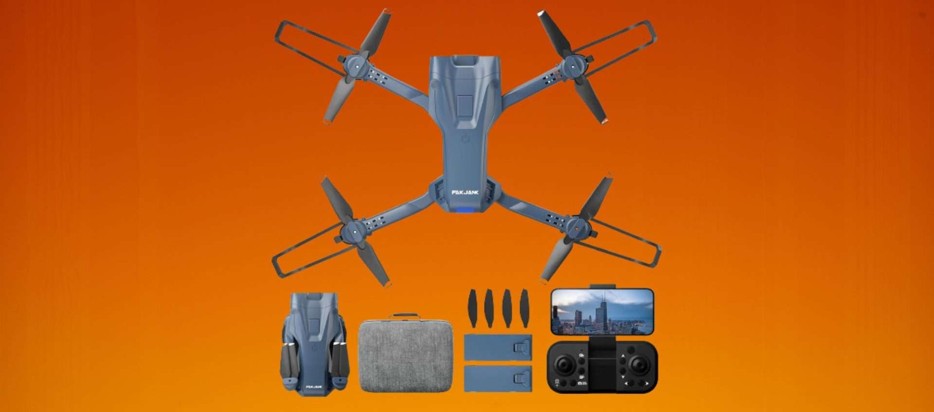 Drone con telecamera 1080p in super offerta: risparmi il 40% Drone con telecamera 1080p in super offerta: risparmi il 40%
