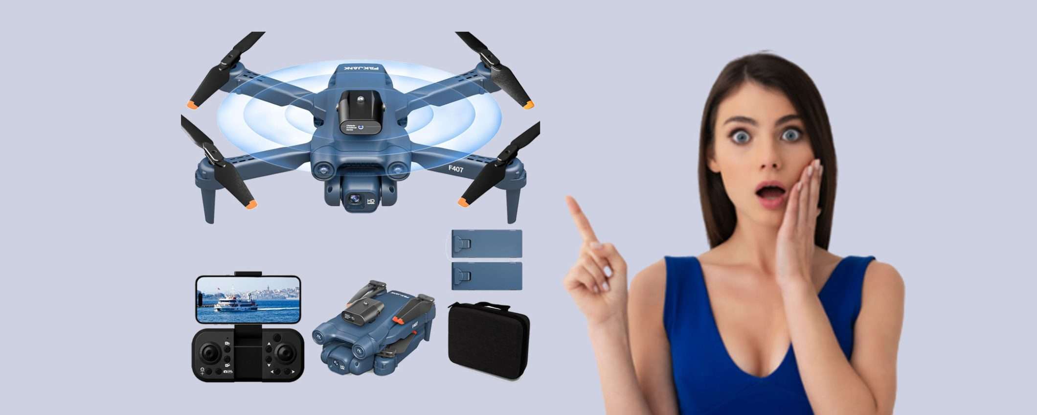 Drone con Telecamera 1080P HD: doppio sconto FOLLE (-80%) Drone con Telecamera 1080P HD: doppio sconto FOLLE (-80%)