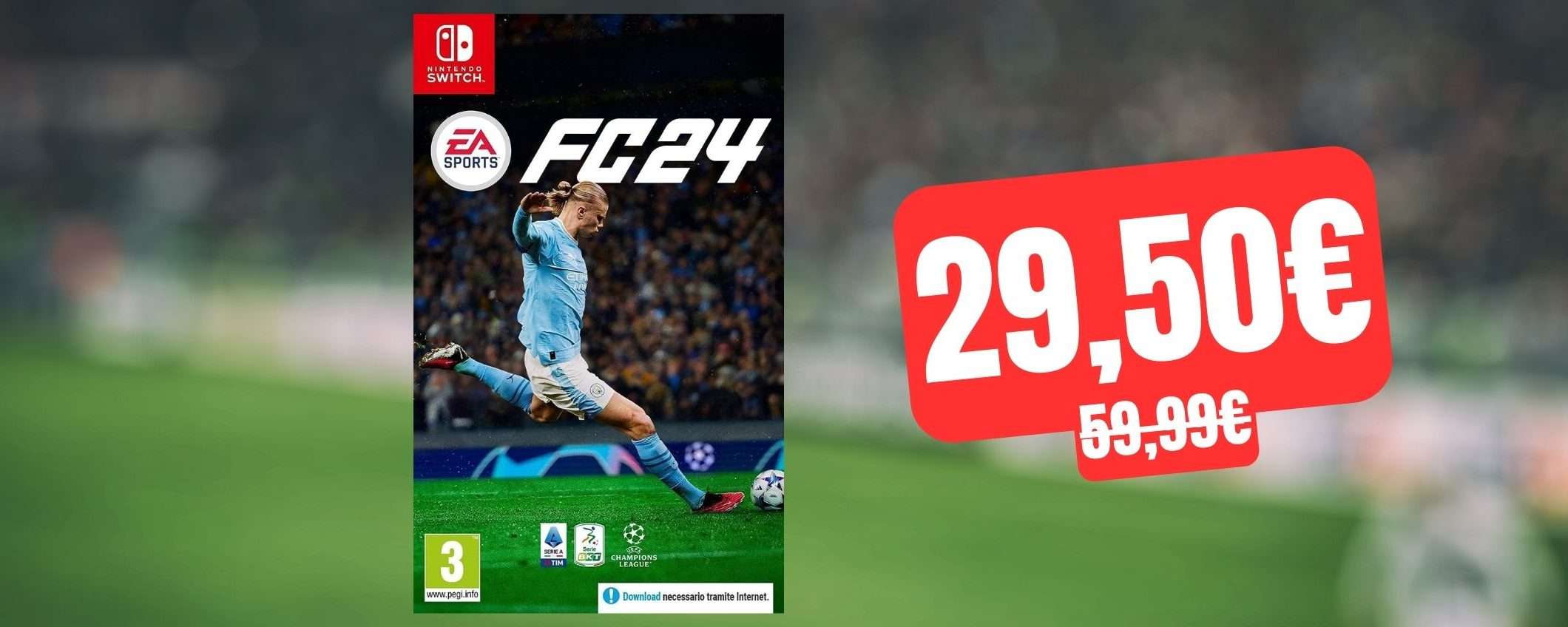 EA Sports FC 24 per Nintendo Switch: sconto STREPITOSO su Amazon (-51%) EA Sports FC 24 per Nintendo Switch: sconto STREPITOSO su Amazon (-51%)