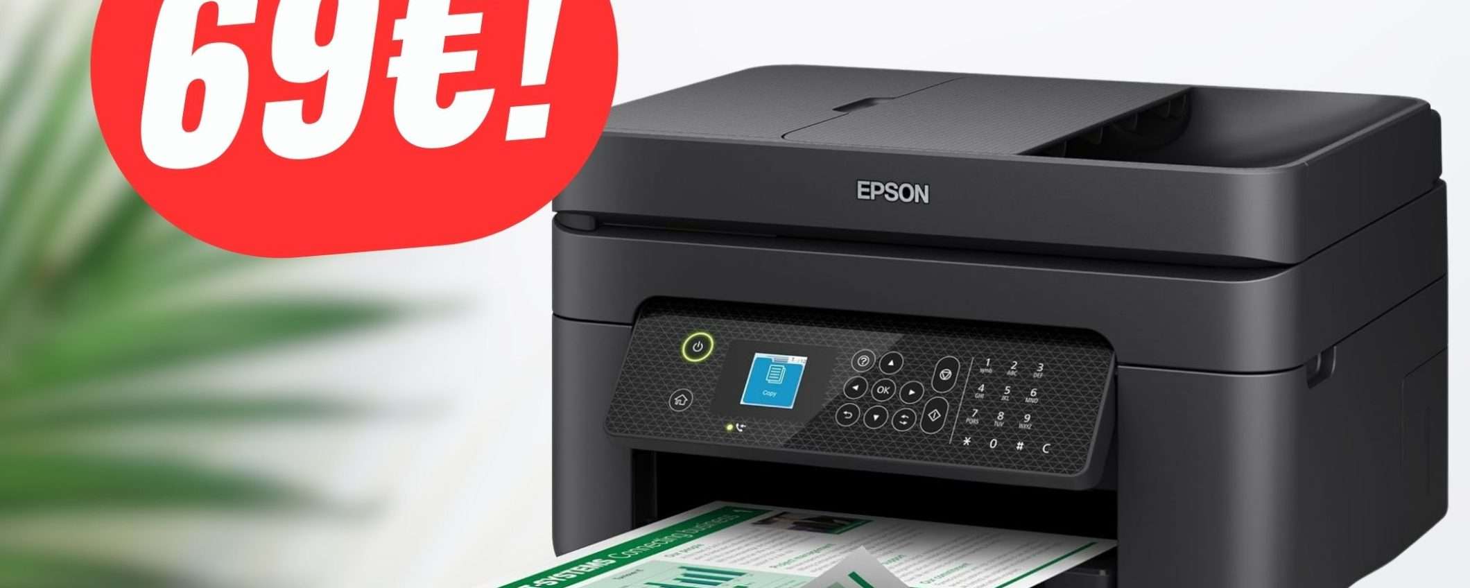 La Stampante Epson a Getto d'Inchiostro sfiora il MINIMO STORICO La Stampante Epson a Getto d'Inchiostro sfiora il MINIMO STORICO
