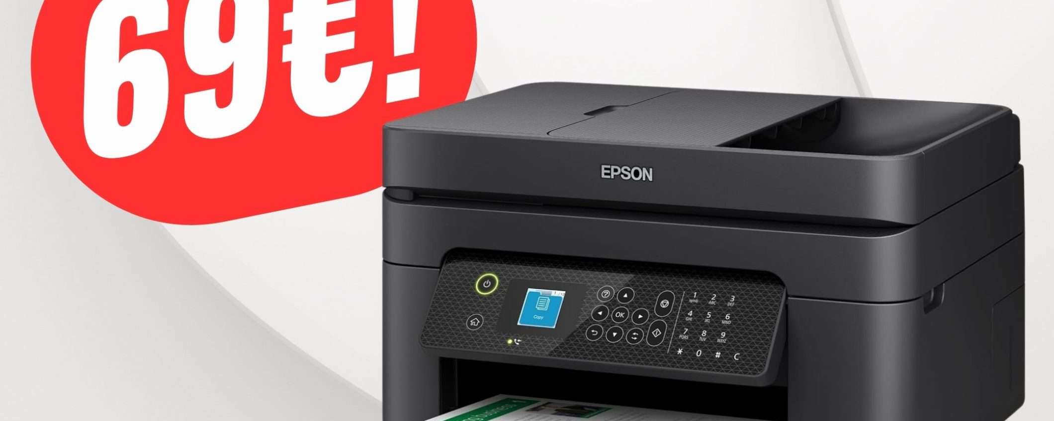 SCONTO del 28% per la Stampante Multifunzione di Epson! SCONTO del 28% per la Stampante Multifunzione di Epson!