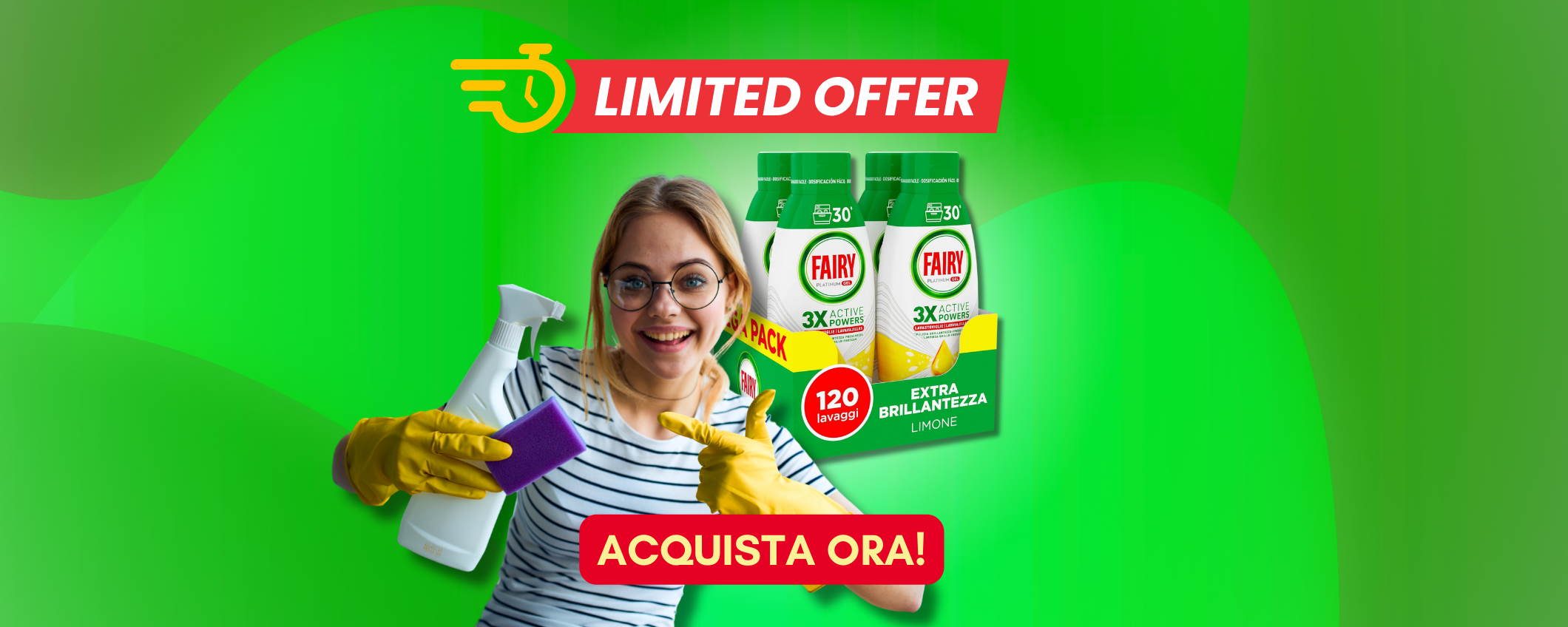 Risparmia sulla SPESA: maxi confezione Fairy Platinum Gel in sconto del 21%! Risparmia sulla SPESA: maxi confezione Fairy Platinum Gel in sconto del 21%!