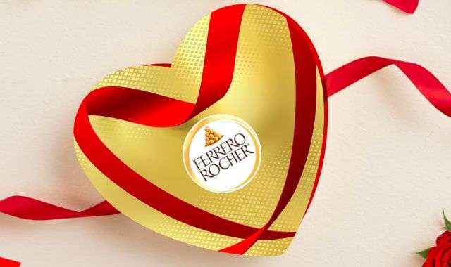 Ferrero Rocher cuore San Valentino