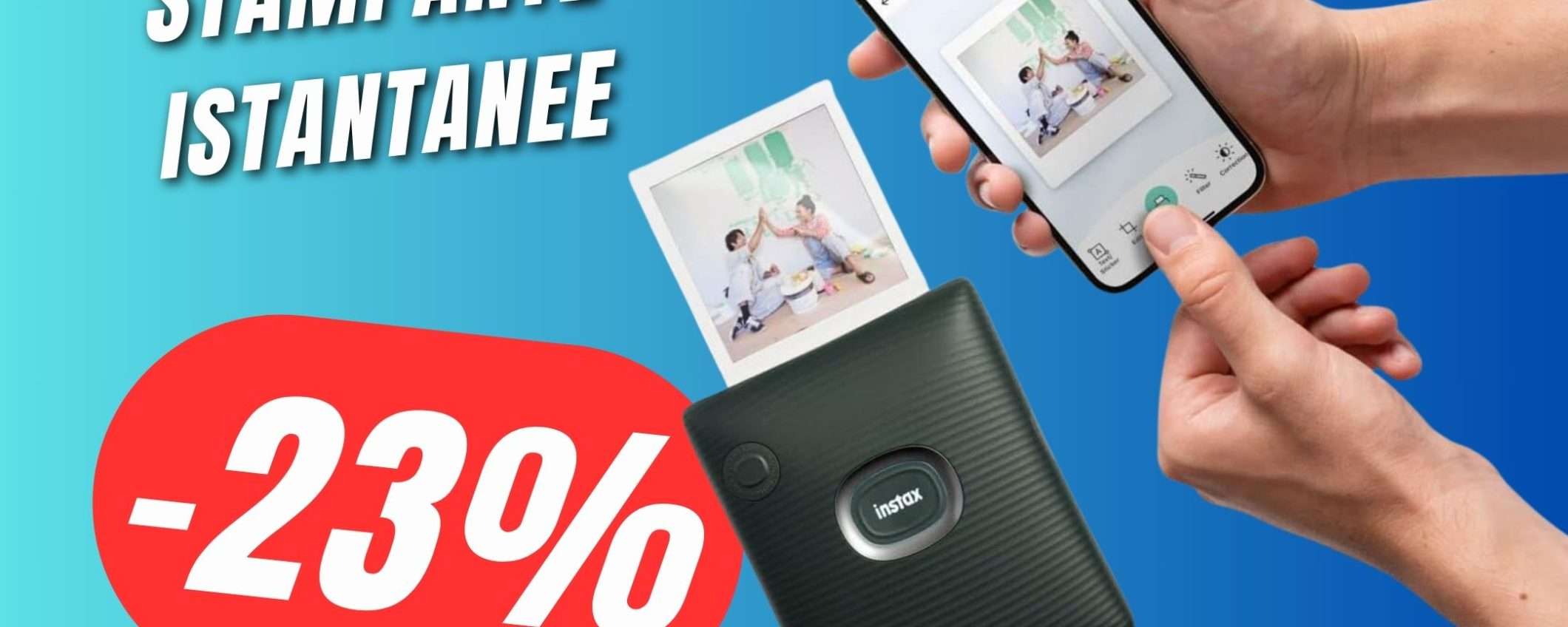 Trasforma tutte le tua Foto in Istantanee grazie alla Stampante Fujifilm instax! Trasforma tutte le tua Foto in Istantanee grazie alla Stampante Fujifilm instax!
