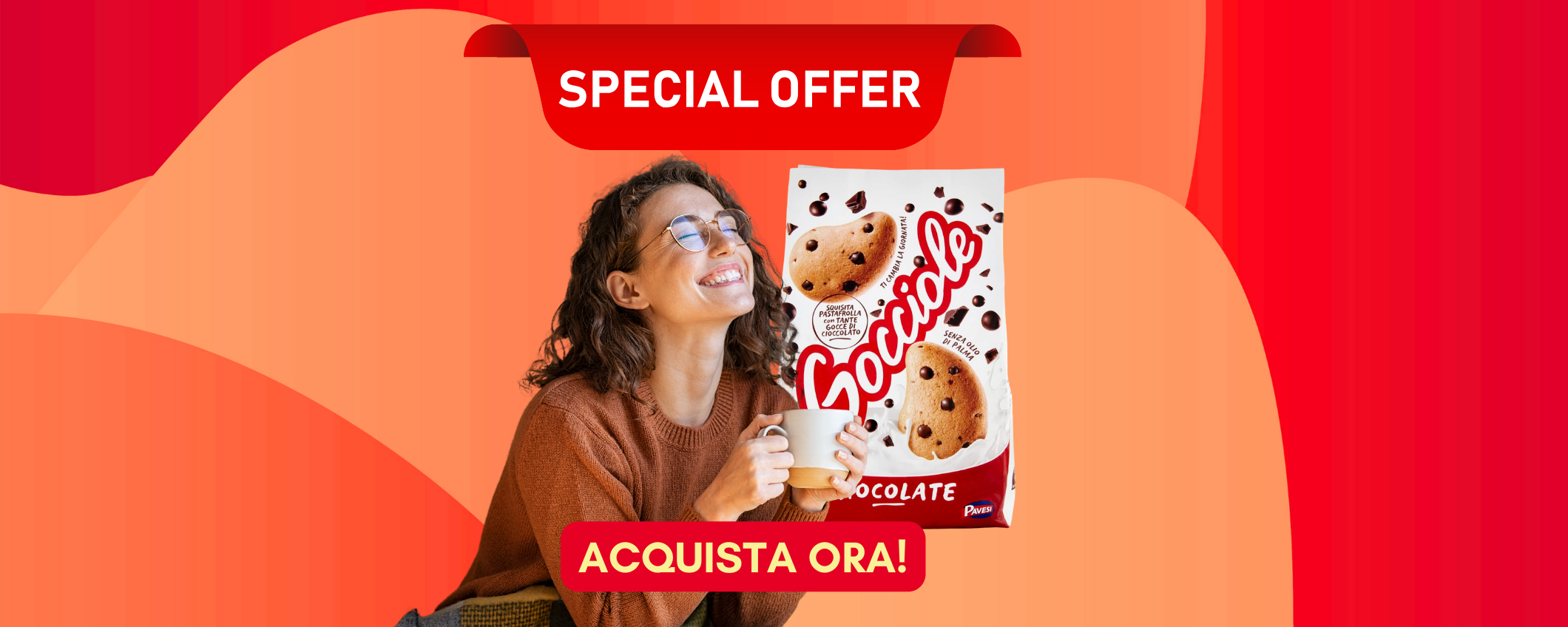 2 pacchi di Gocciole Pavesi da 1Kg in sconto del 10%! 2 pacchi di Gocciole Pavesi da 1Kg in sconto del 10%!