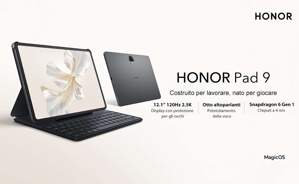L'Honor Pad 9 è in offerta su Amazon ad un prezzo incredibile L'Honor Pad 9 è in offerta su Amazon ad un prezzo incredibile