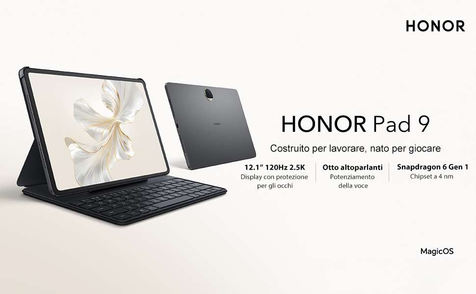 L'Honor Pad 9 è in offerta su Amazon ad un prezzo incredibile