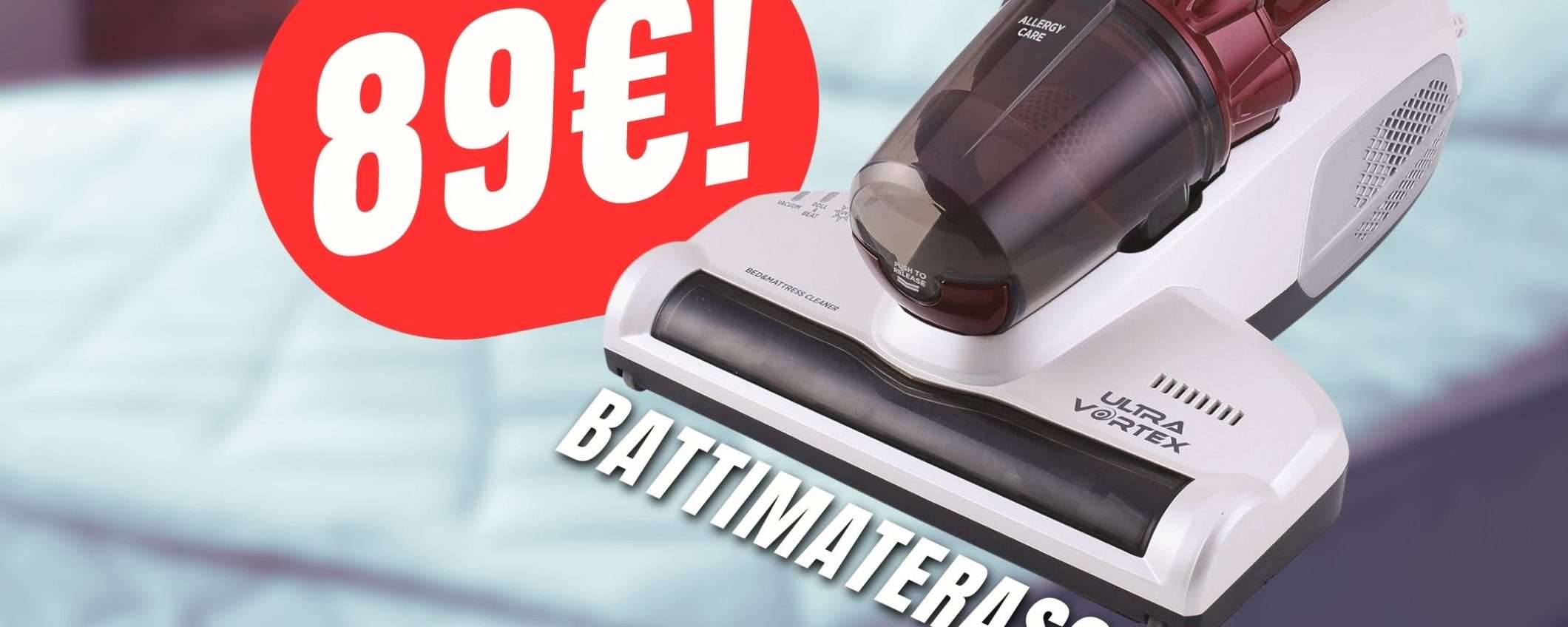 Addio agli Acari grazie al Battimaterasso con Luce UV-C (in OFFERTA!) Addio agli Acari grazie al Battimaterasso con Luce UV-C (in OFFERTA!)