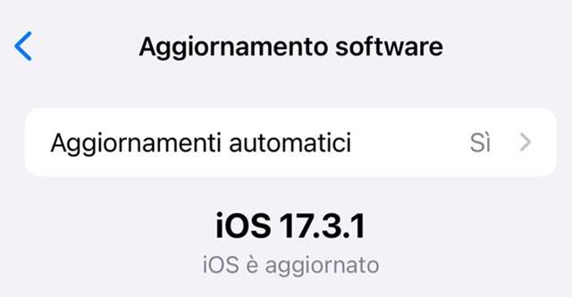 Come aggiornare l’iPhone automaticamente