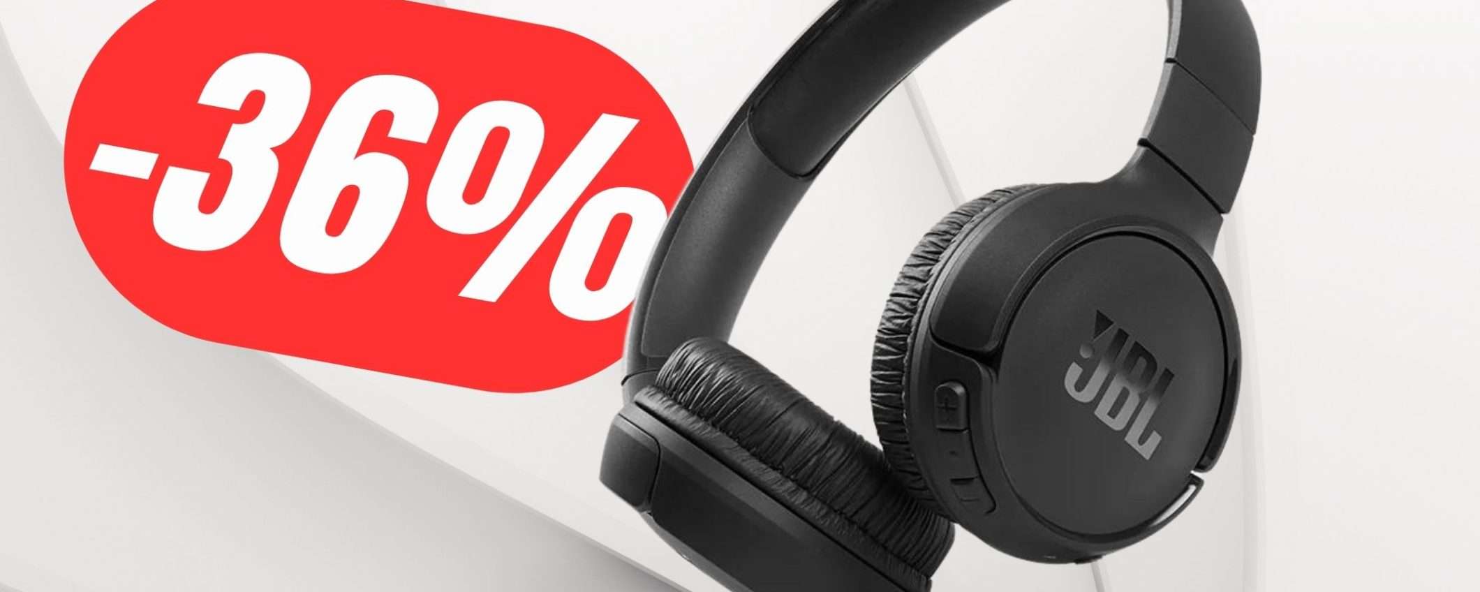 Le cuffie PERFETTE di JBL sono ora scontate del -36%! Le cuffie PERFETTE di JBL sono ora scontate del -36%!